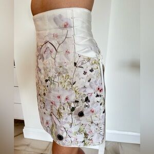 Zimmerman corset skirt with atlas ribbons
